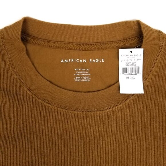 NWT American Eagle Standard Fit Long Sleeve Crew Neck Rib Knit Sweater Mens XXL - Picture 7 of 8